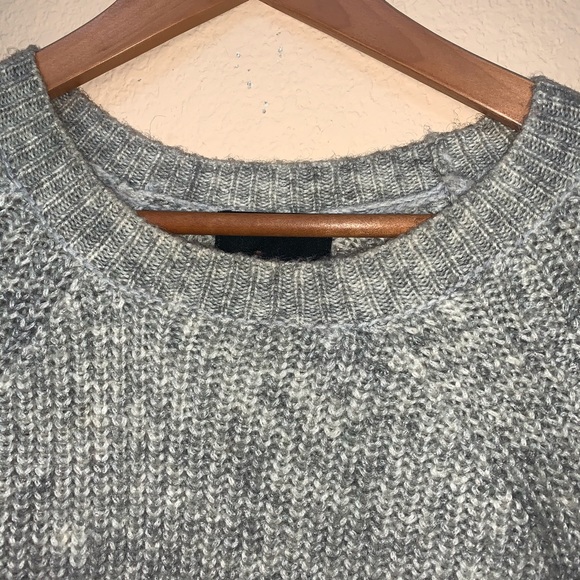 Cynthia Rowley Gray Wool Blend Sweater Medium - Picture 5 of 10